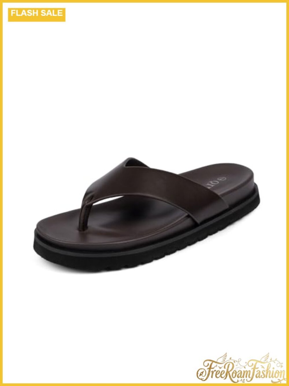 Platform Thong Flip Flops Open Toe Slip On Sandals Comfortable Casual